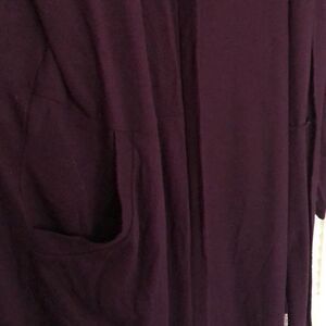 Purple longline cardigan Forever21 1X